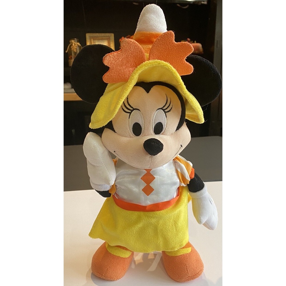 Disney Halloween Minnie Mouse Candy Corn Costume Animatronic Gemmy Dances Music